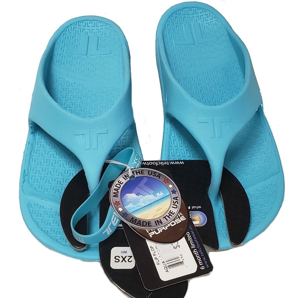 TELIC 'Find Your Purpose' Unisex Thong Flip Flops